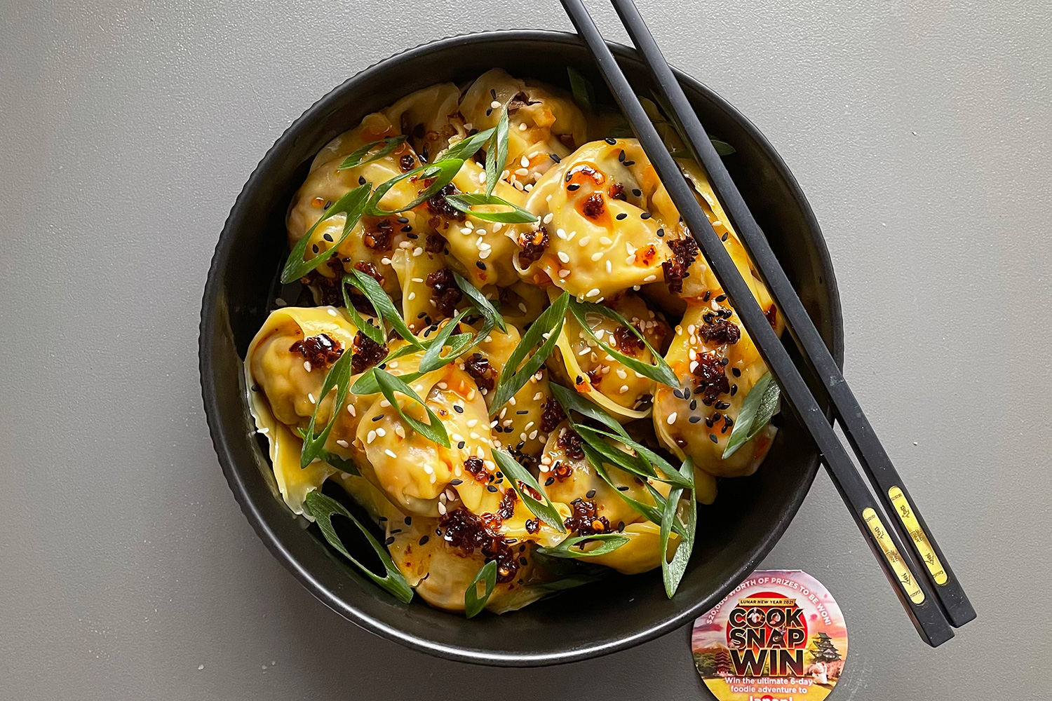 Vegetarian Wontons with Chilli Oil | Asian Inspirations