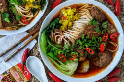 Taiwanese Spicy Beef Noodle Soup