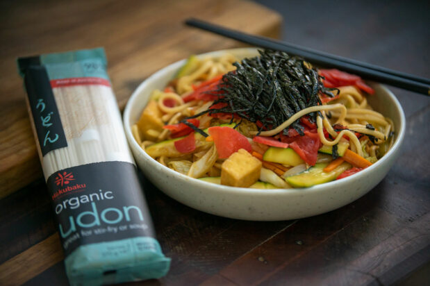Curry Yaki Udon with Vegetables