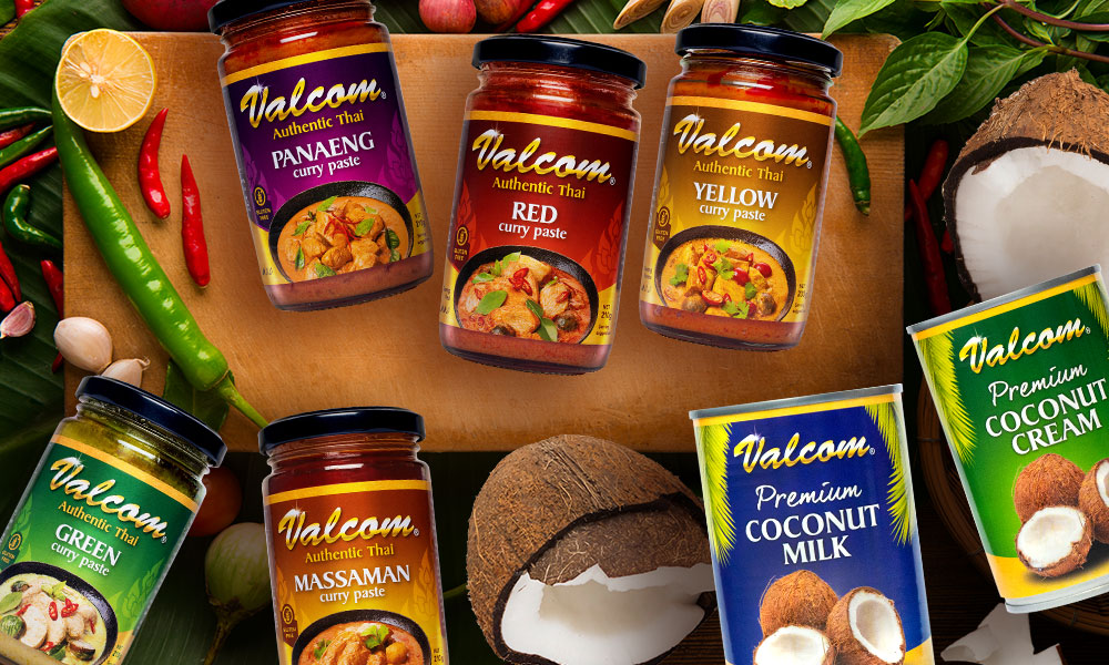 Valcom Authentic Thai Curry Pastes