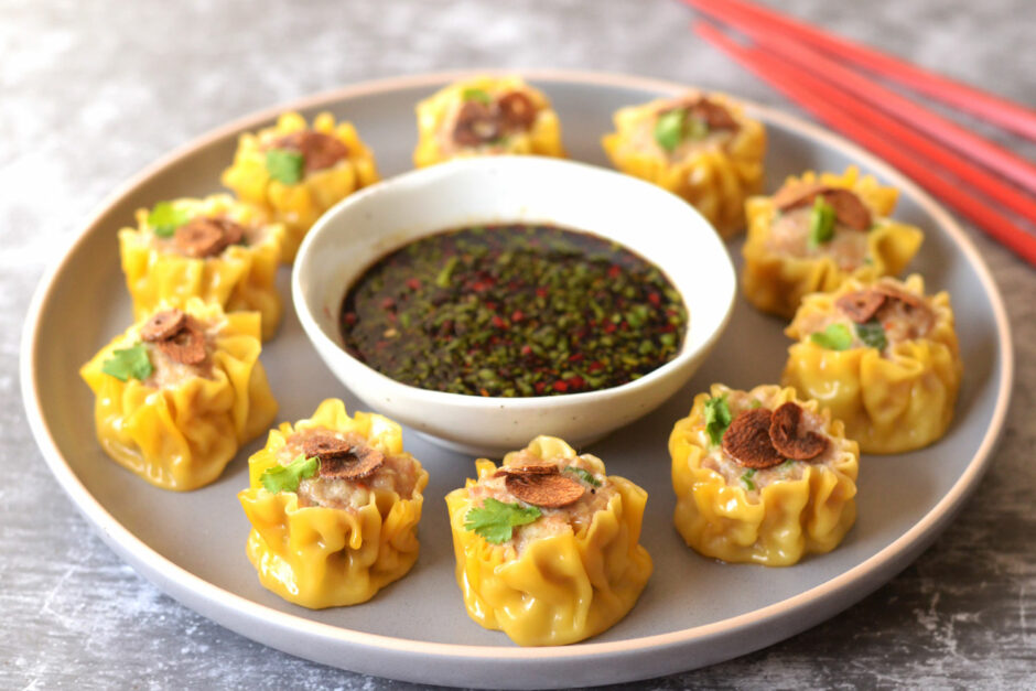 Thai Pork and Shrimp Dumplings (Khanom Jeeb) Asian Inspirations