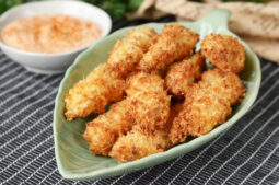 Air Fryer Panko Coconut Chicken