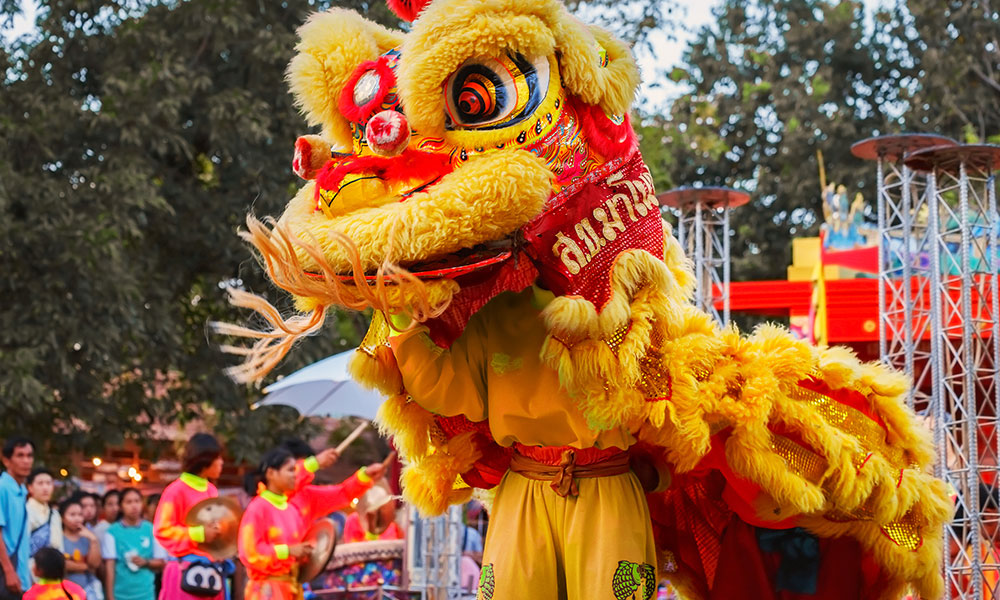 How Thailand Celebrates the Lunar New Year: Lion Dance