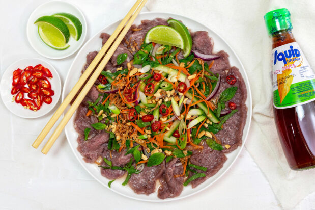 Vietnamese Rare Beef Salad