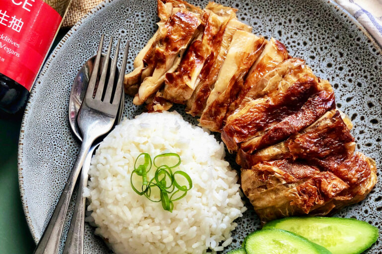 Vegan Roast Mushroom Chicken | Asian Inspirations