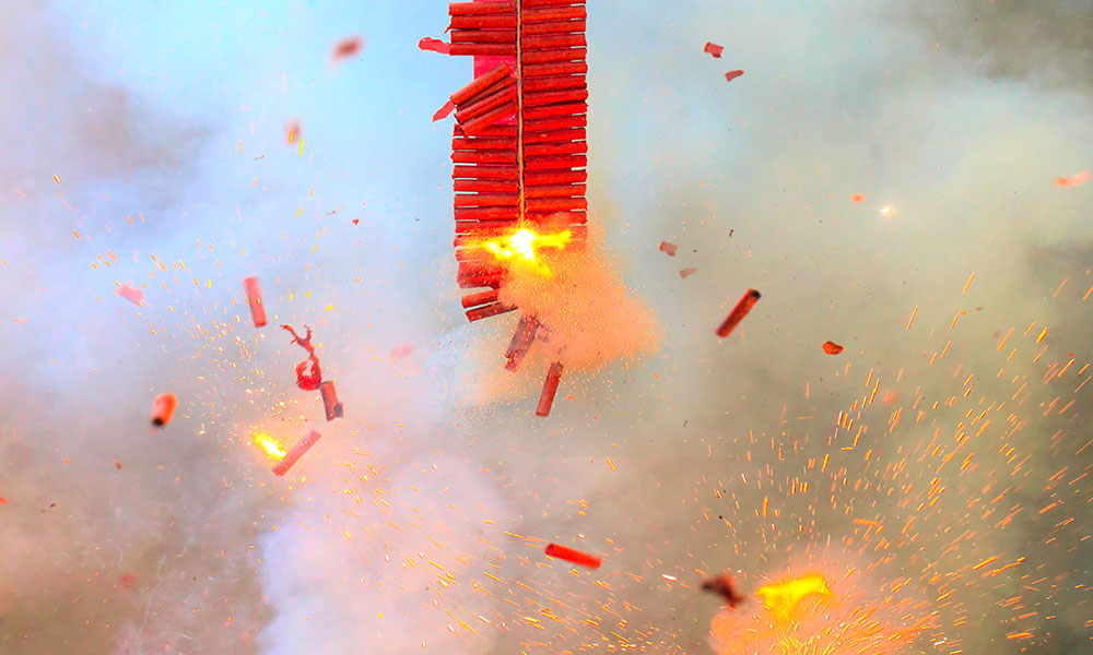 The History Behind Chinese Lunar New Year: Firecrackers