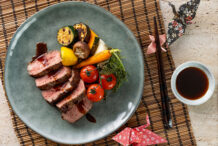 Aussie Wagyu Porterhouse Steak with Yakitori Sauce