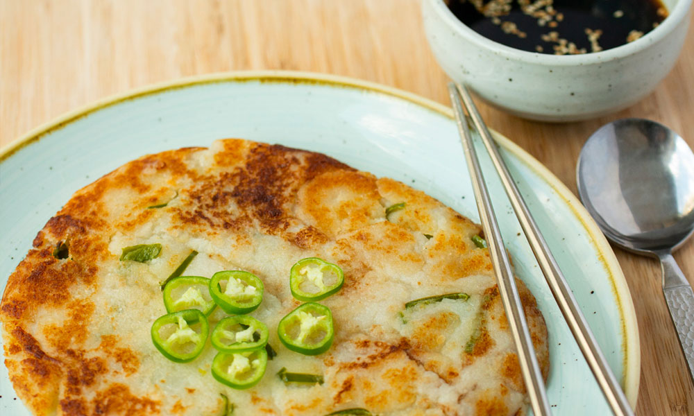 Flavours of Korean Pancake: Gamjajeon