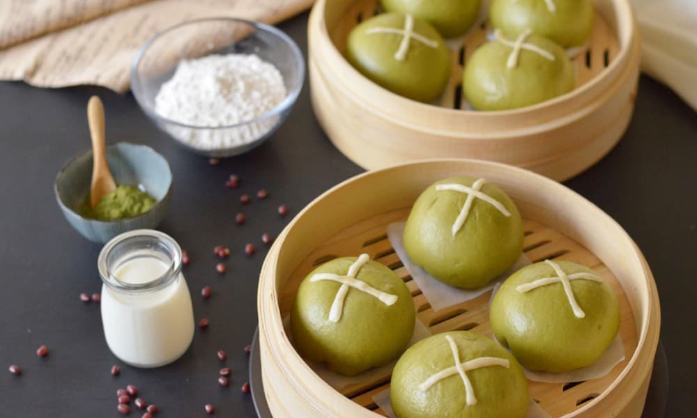 Asian Baos Matcha Bao