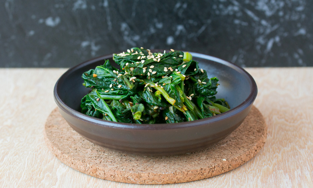 Spinach Side Dish Korean Banchan