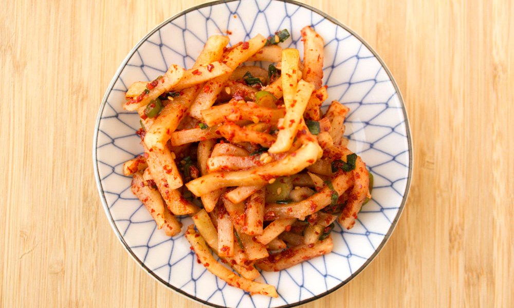 Spicy Radish Side Dish Korean Banchan