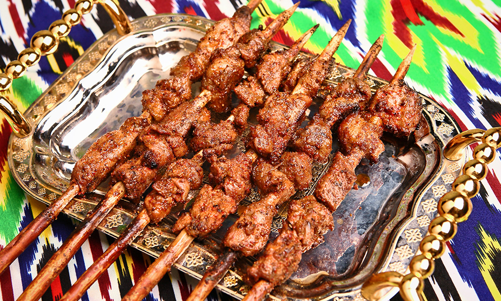 Barbecued Spicy Mutton Skewers