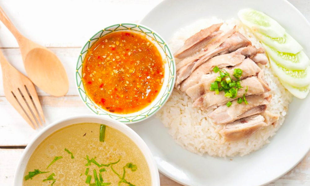 Asian Chicken Recipes: Poached Chicken Hainanese Chicken Rice
