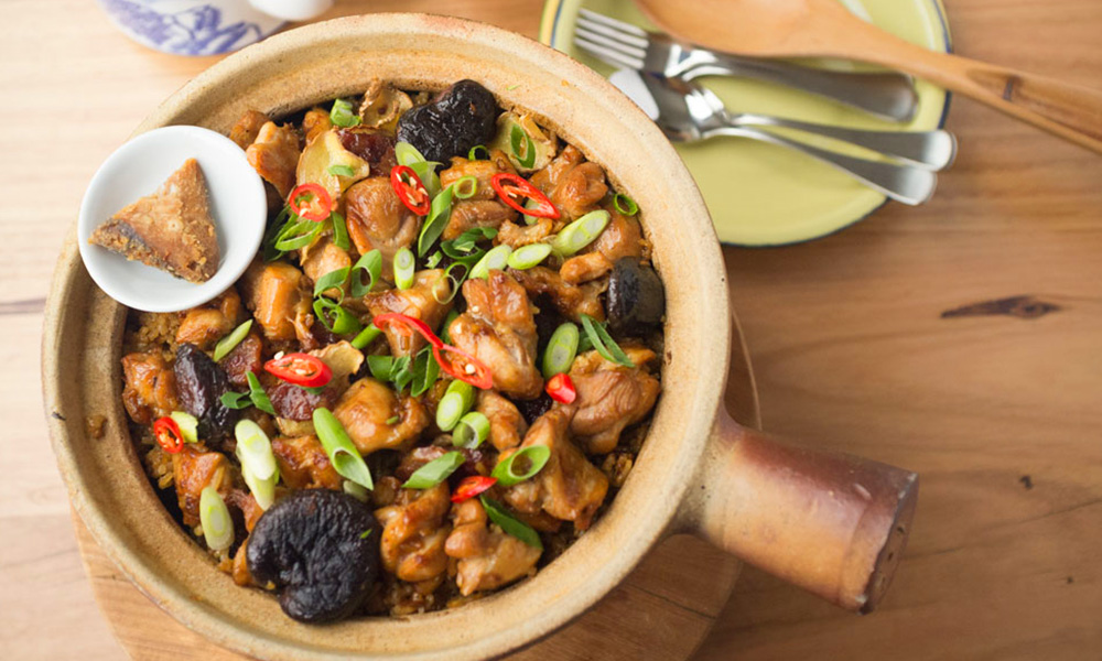 Asian Chicken Recipes: Claypot Chicken Rice