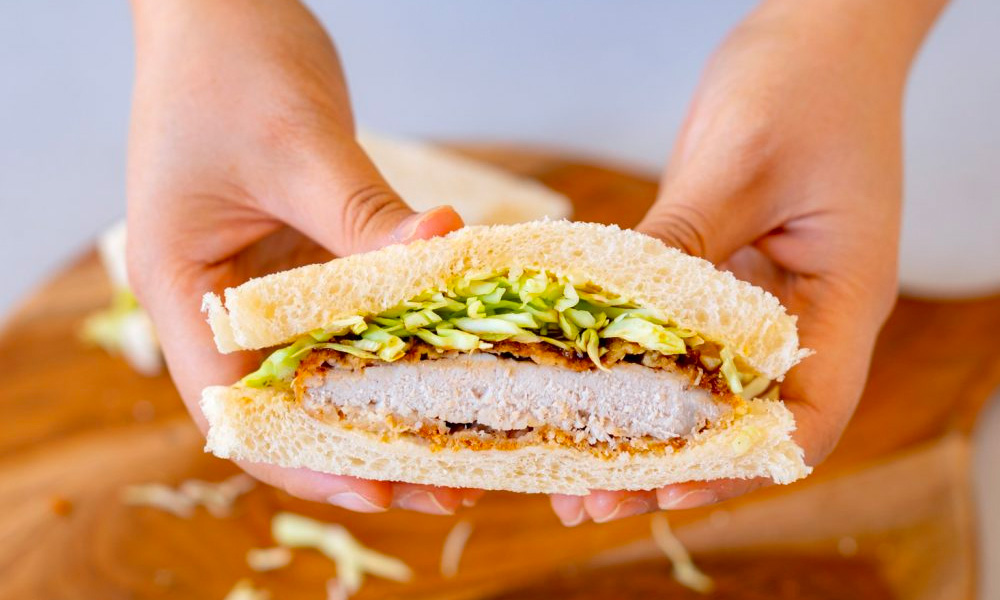 Japanese Katsu Sando Tonkatsu Sandwich