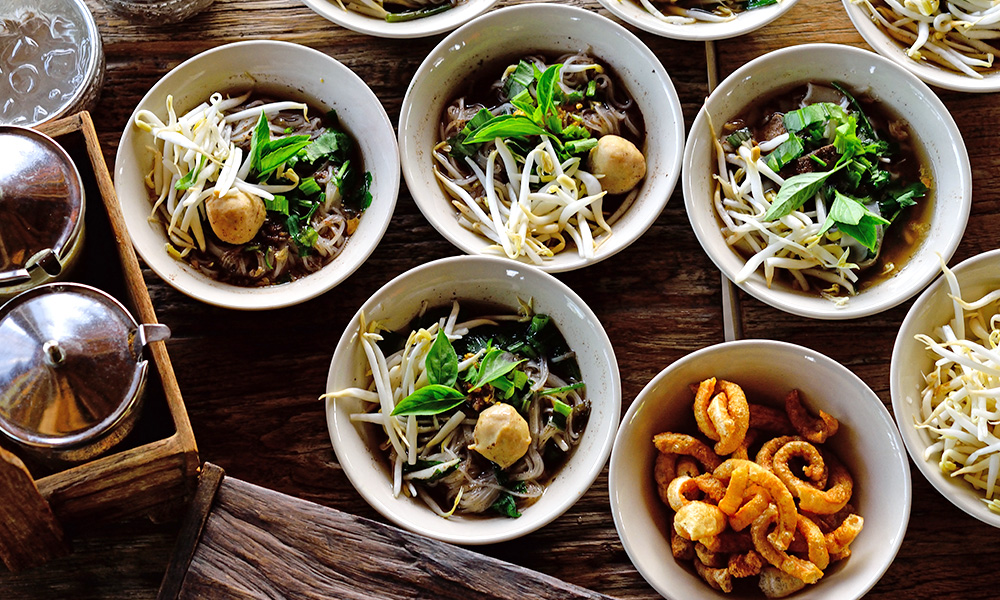 Thai Boat Noodle Dishes