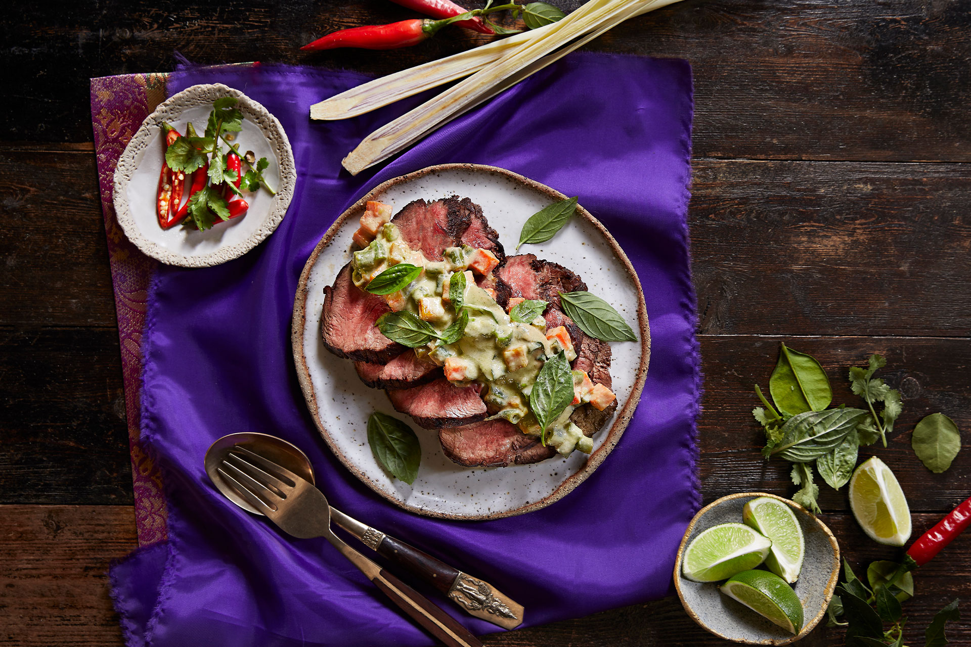 Let’s Make Green Curry Grilled Beef!