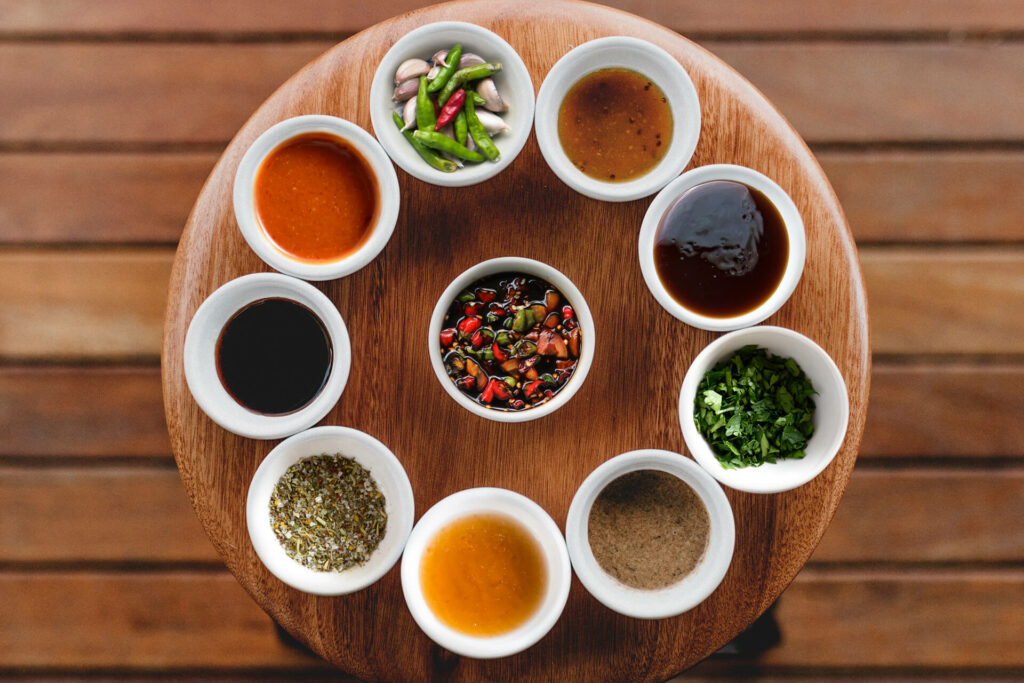 Asian Condiments Oil Sauces