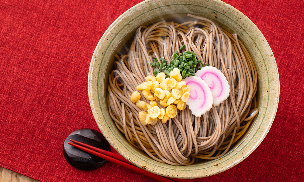 Toshikoshi Soba, Soba in Soup Noodle Soup