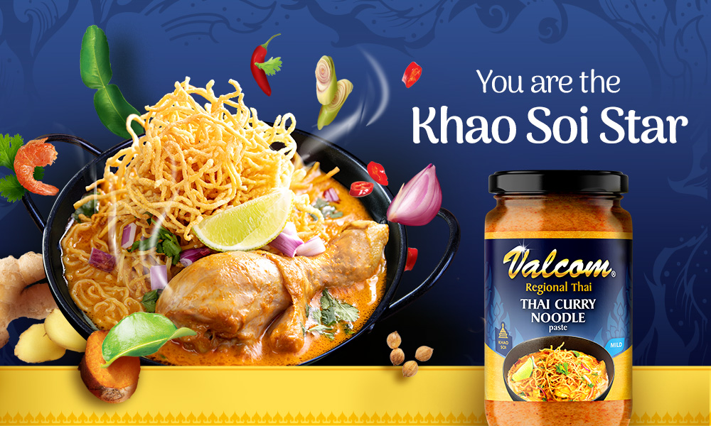 Valcom Khao Soi Star, Valcom Thai Curry Noodle Paste