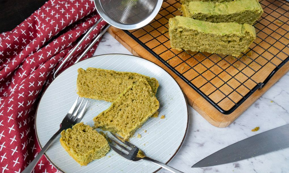 Vegan Matcha Pound Cake