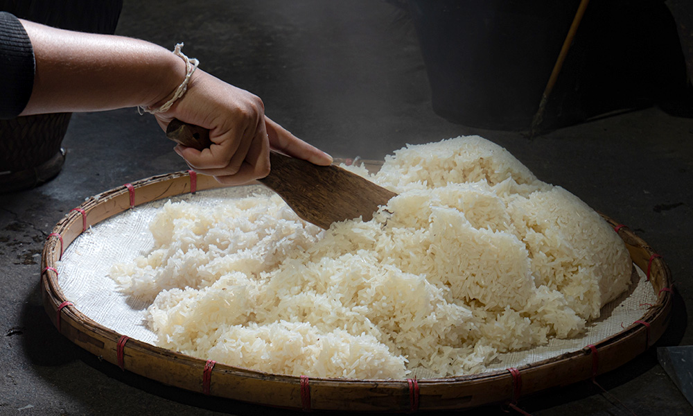 Art of Mochi Making - Steaming the Rice