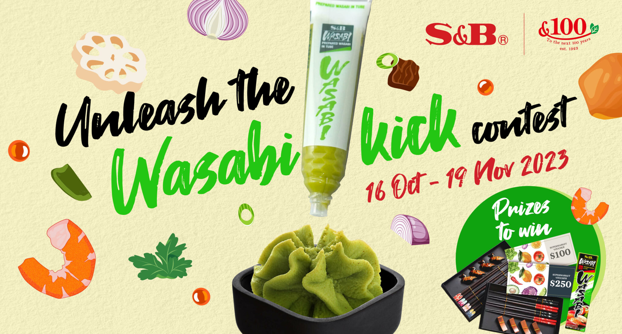 Unleash the Wasabi Kick with S&B Contest Asian Inspirations