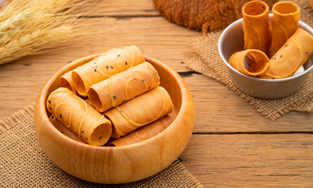 Thai Coconut Snacks - Thai Coconut Rolls