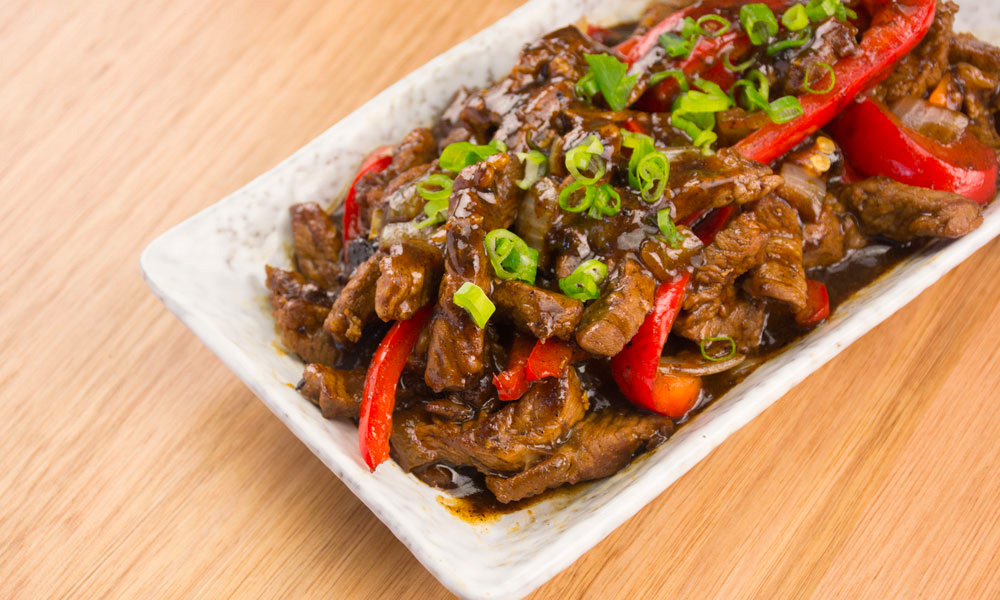 Black Pepper Beef Stirfry Asian Recipe