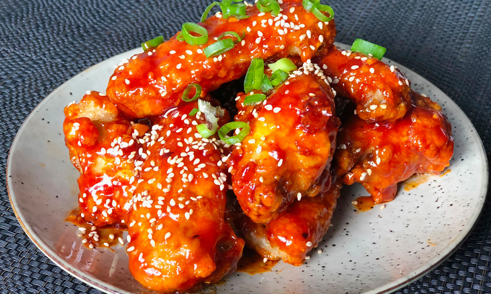 Spicy Korean Fried Chicken Yangnyeom Chicken Asian Recipe