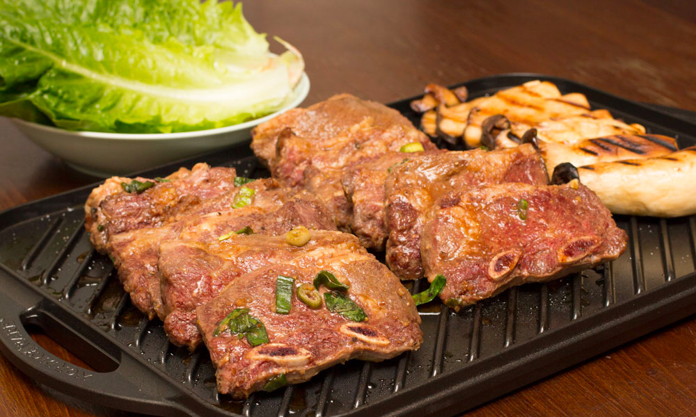 Boneless beef short ribs Galbi for Korean BBQ