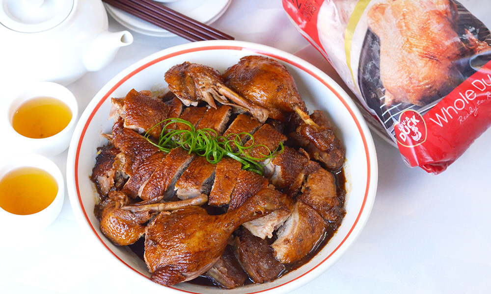 Chinese Braised Duck with Taro
