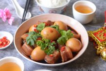 Vietnamese Braised Pork with Eggs (Thit Kho)