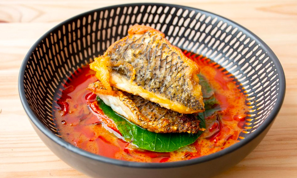Barramundi Fillets with Red Curry