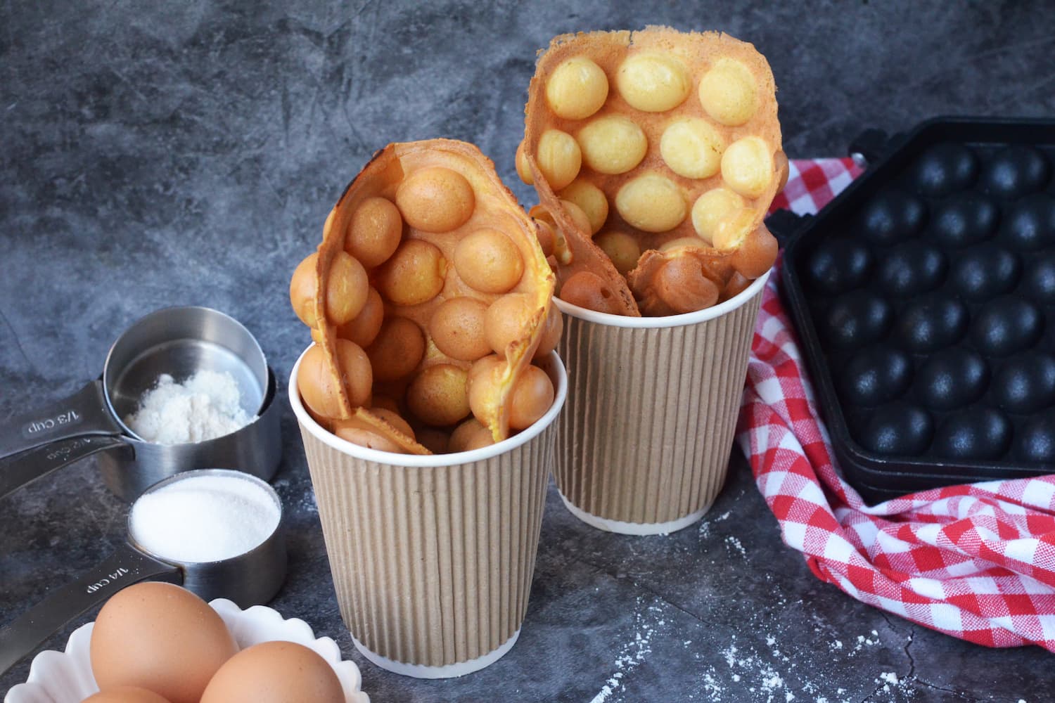 Hong Kong Egg Waffles | Asian Inspirations