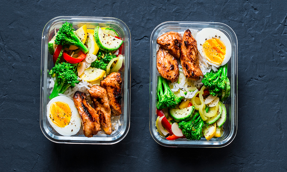 Prepped Asian Lunchbox Meals