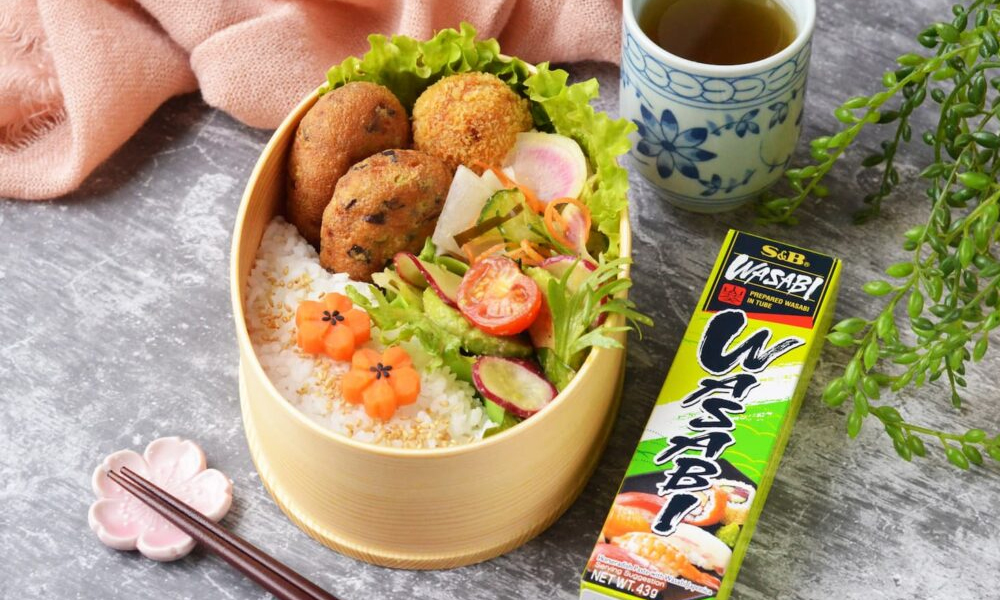 Japanese Fried Tofu Patties with Wasabi Potato Croquette