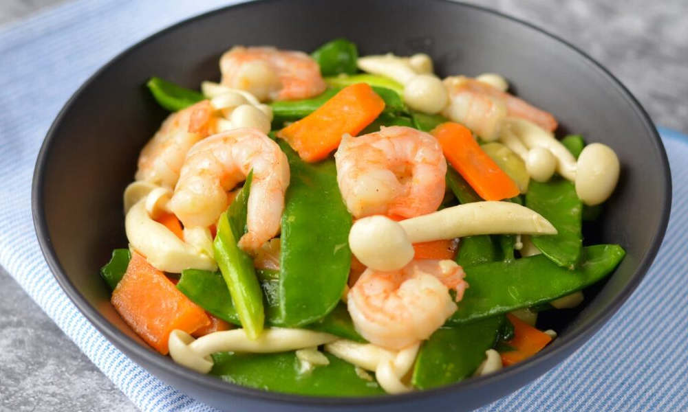 Prawn and Snow Peas Stir Fry