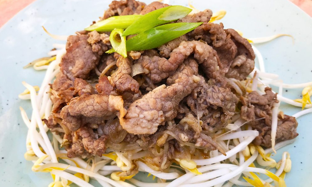 Beef Brisket with Bean Sprouts