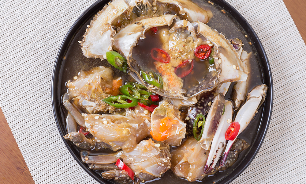 korean soy sauce crab