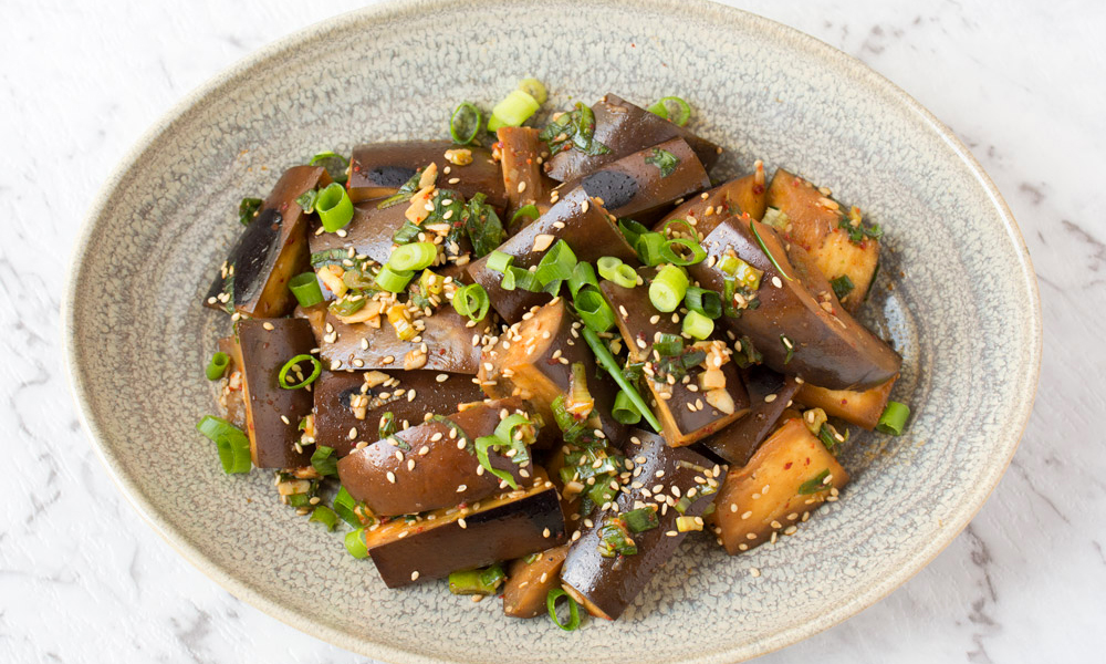 Steamed Eggplant