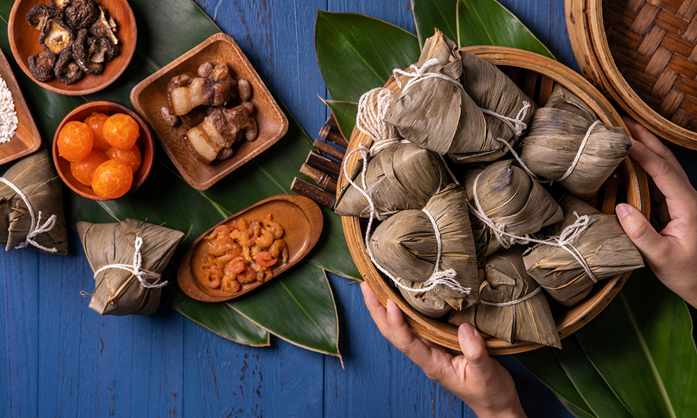 chinese zongzi dumplings