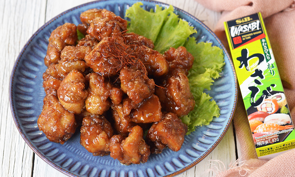 Chicken Karaage with Wasabi Sauce