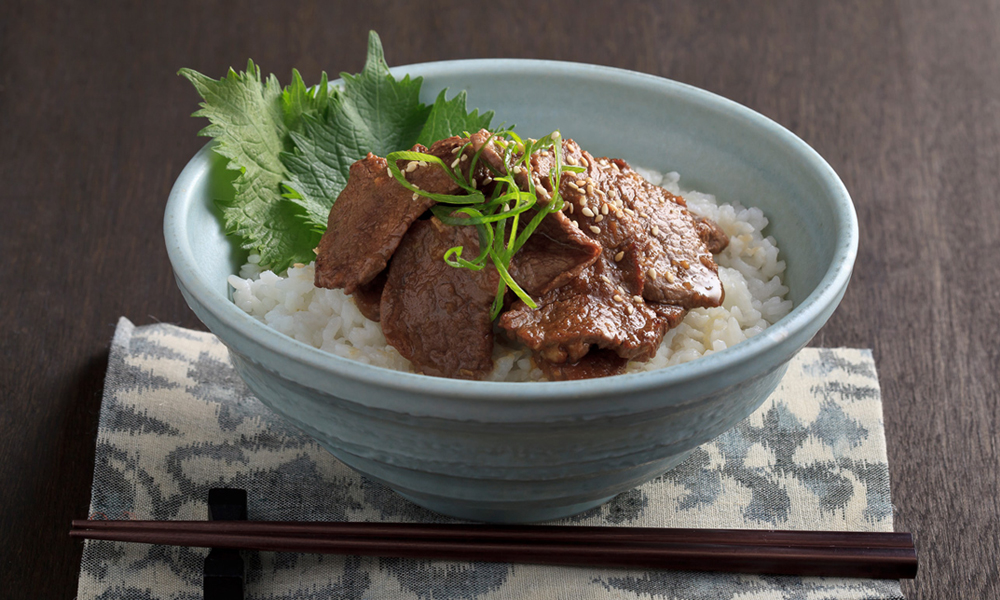 yakiniku beef on rice