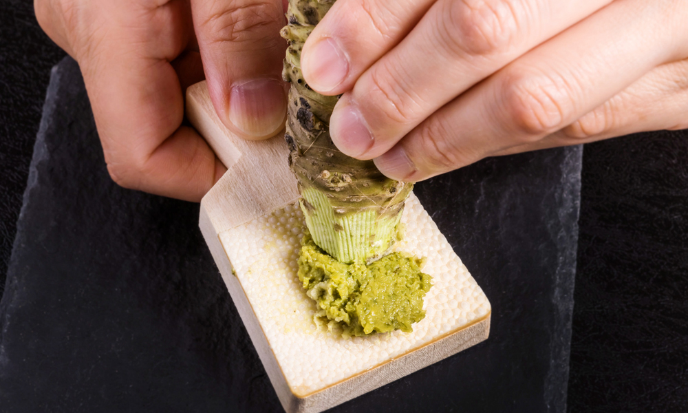 fresh wasabi grated