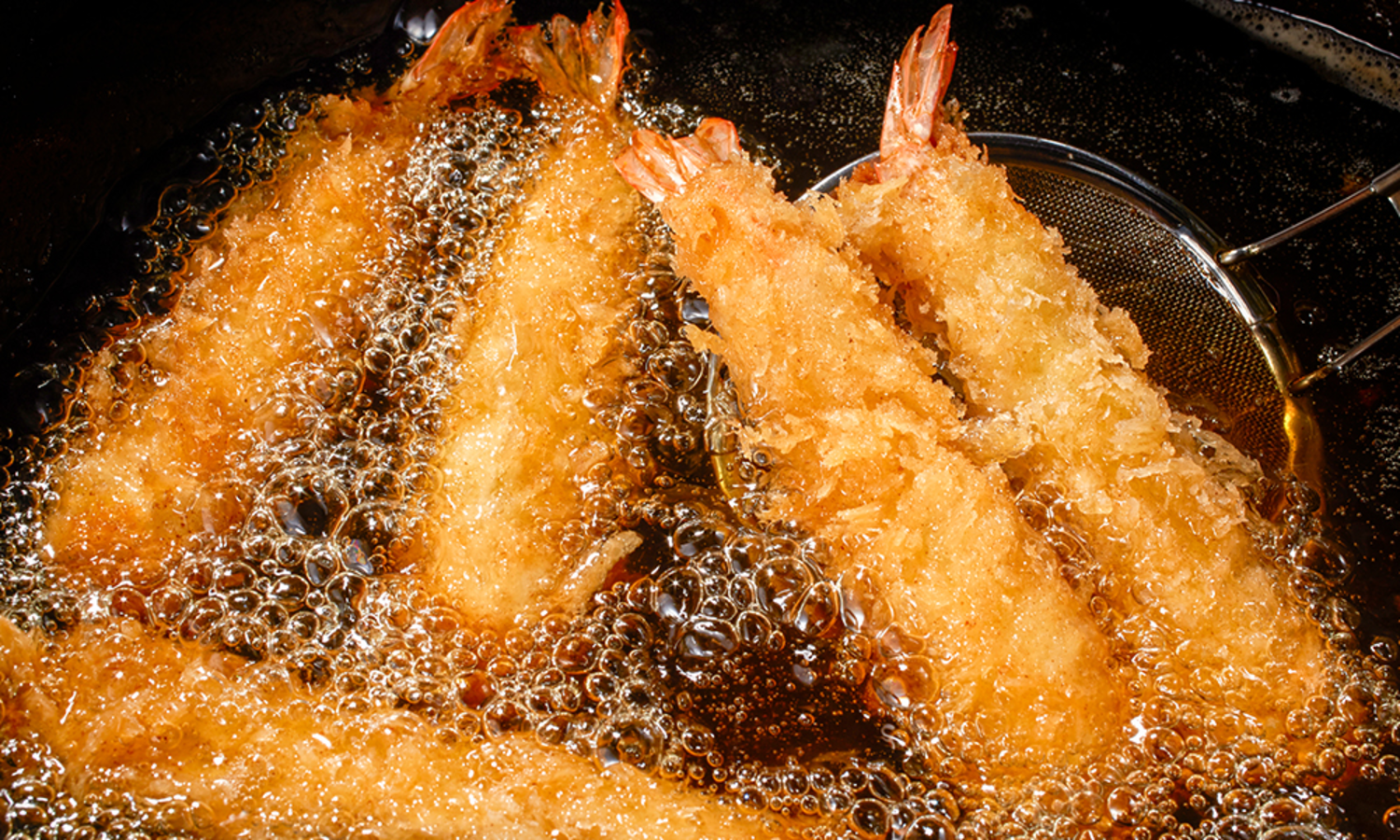 fry prawns