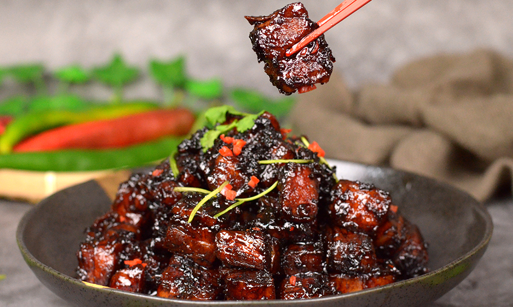Sticky pork belly