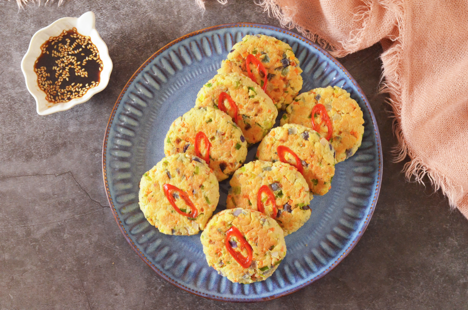 Korean Tofu Vegetable Pancakes | Asian Inspirations