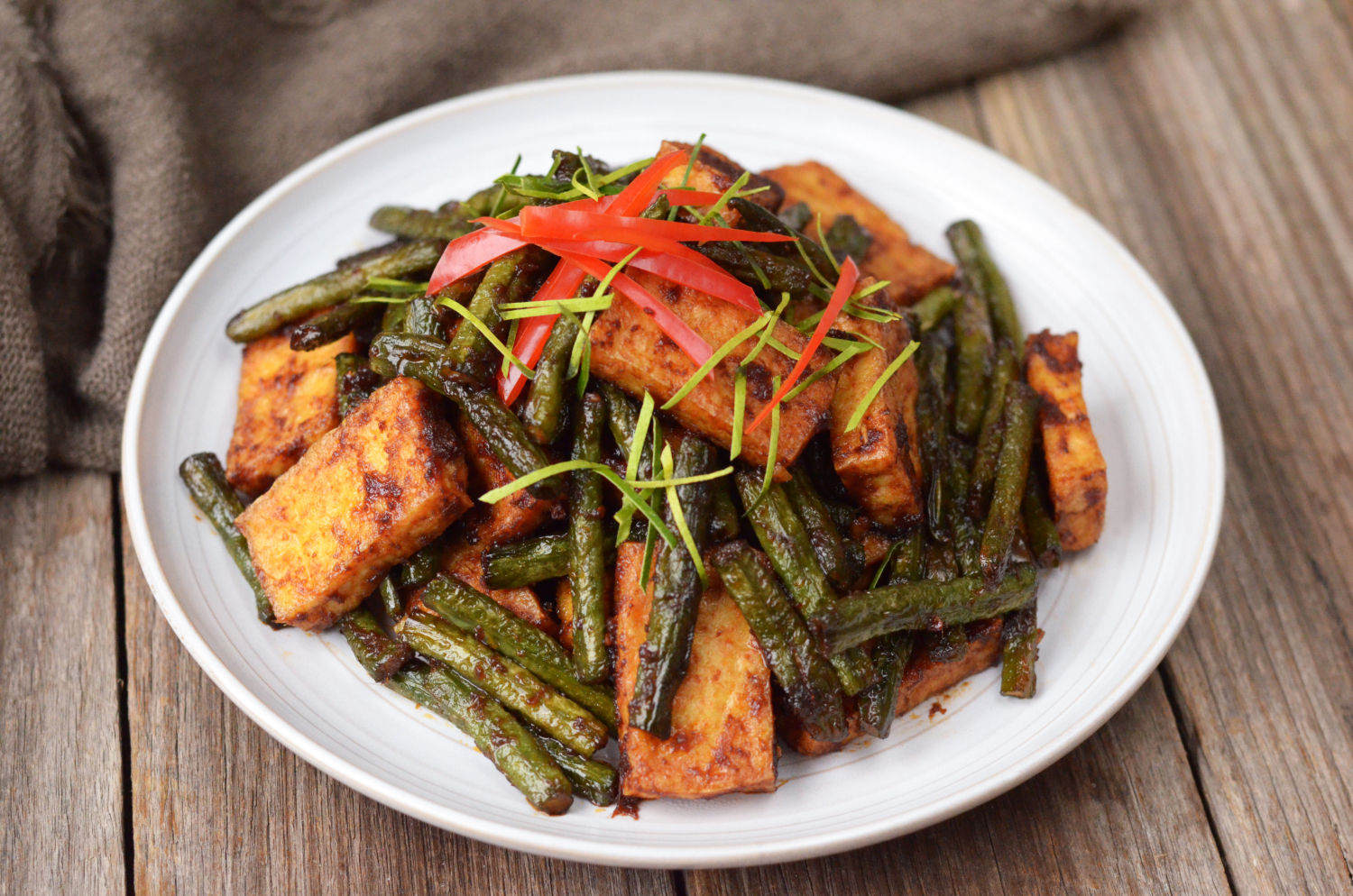 Pad Prik Khing with Tofu | Asian Inspirations