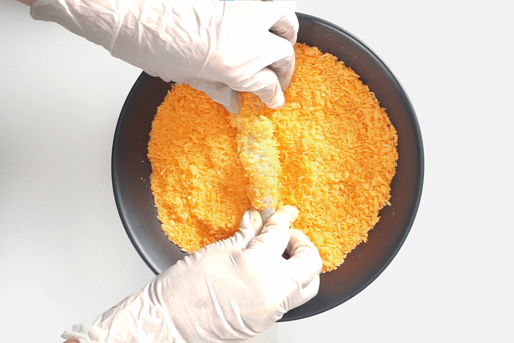 coat with the panko